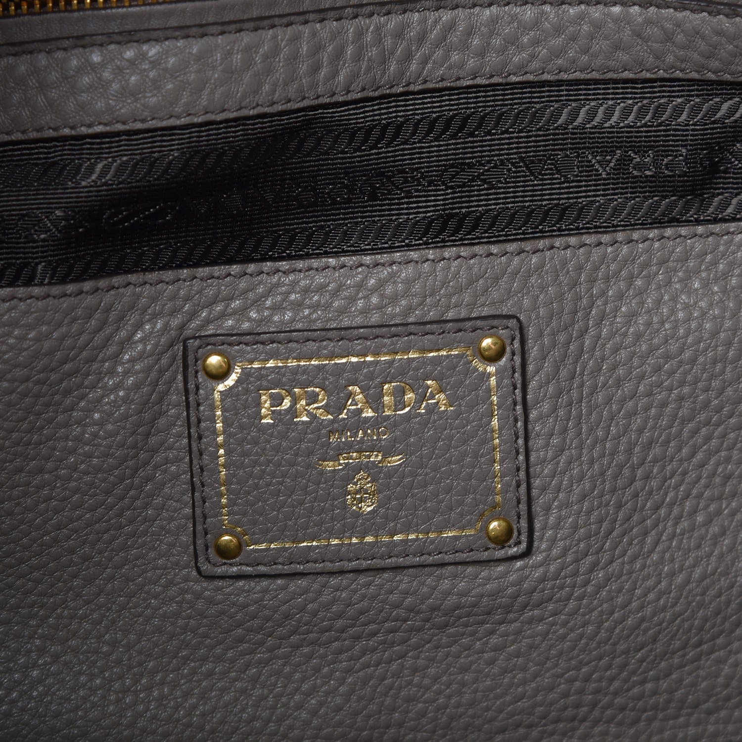 Prada Vitello Daino Side Pocket Tote Argilla 6 of 7