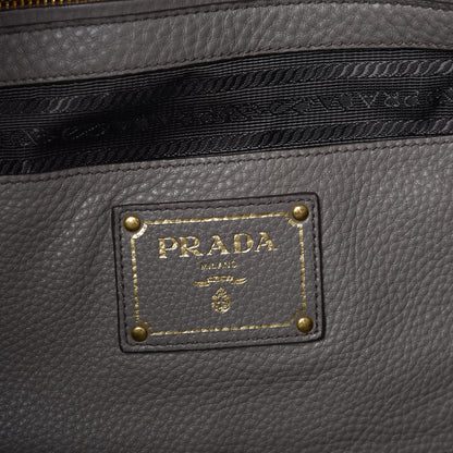 Prada Vitello Daino Side Pocket Tote Argilla 6 of 7