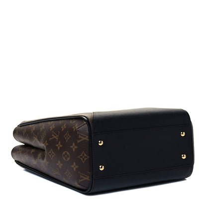 Louis Vuitton Calfskin Monogram Kimono Tote Black 4 of 9