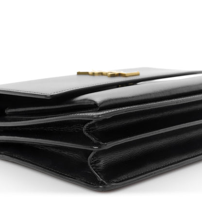 Saint Laurent Calfskin Medium Monogram Sunset Black 11 of 12