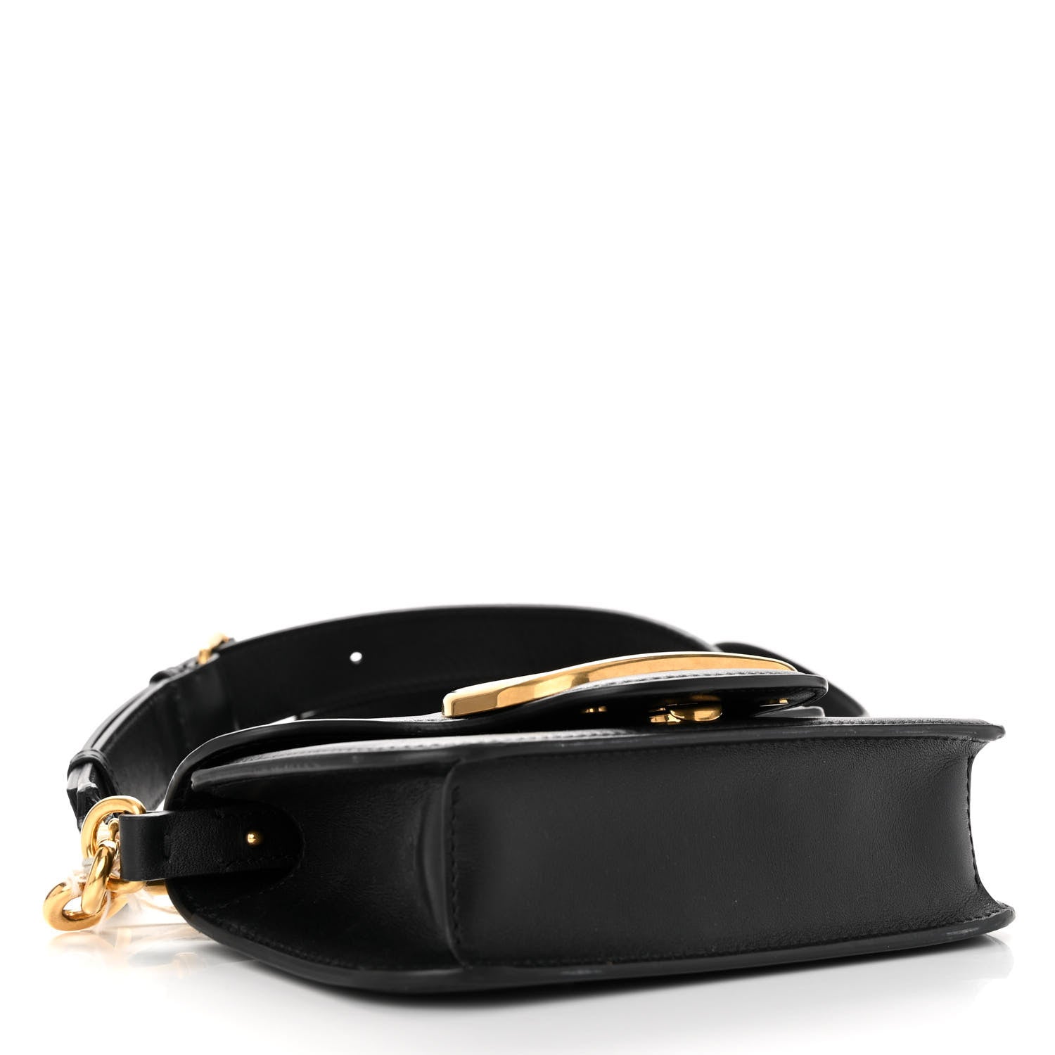 Valentino Garavani Calfskin Vlogo Small Loco Shoulder Bag Black 4 of 9