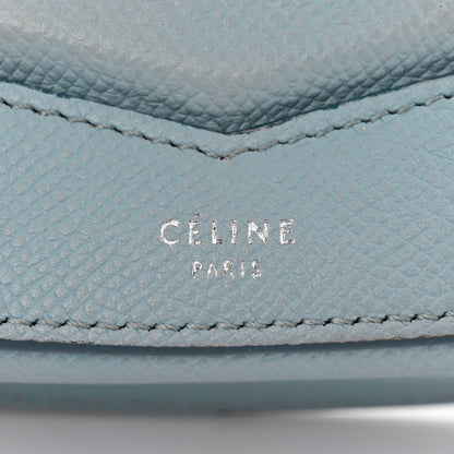 Celine Grained Calfskin Small Trotteur Pale Blue 6 of 11