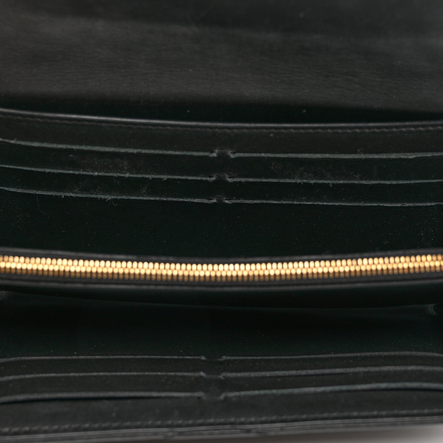 Louis Vuitton Calfskin New Wave Long Wallet Black 6 of 10