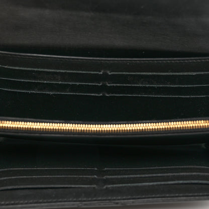 Louis Vuitton Calfskin New Wave Long Wallet Black 6 of 10