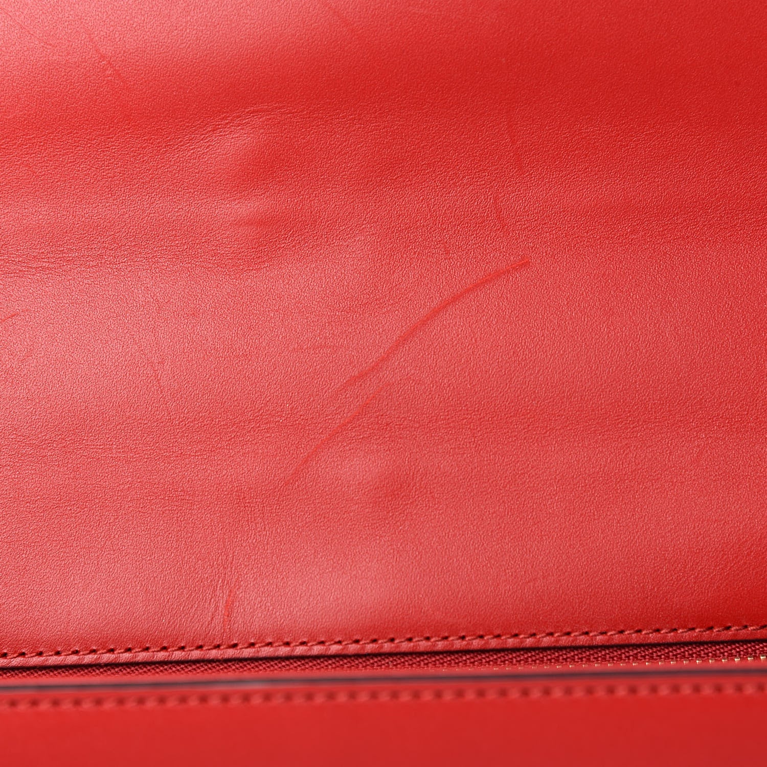 Gucci Calfskin Small Sylvie Shoulder Bag Hibiscus Red 9 of 15