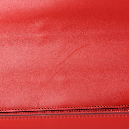 Gucci Calfskin Small Sylvie Shoulder Bag Hibiscus Red 9 of 15