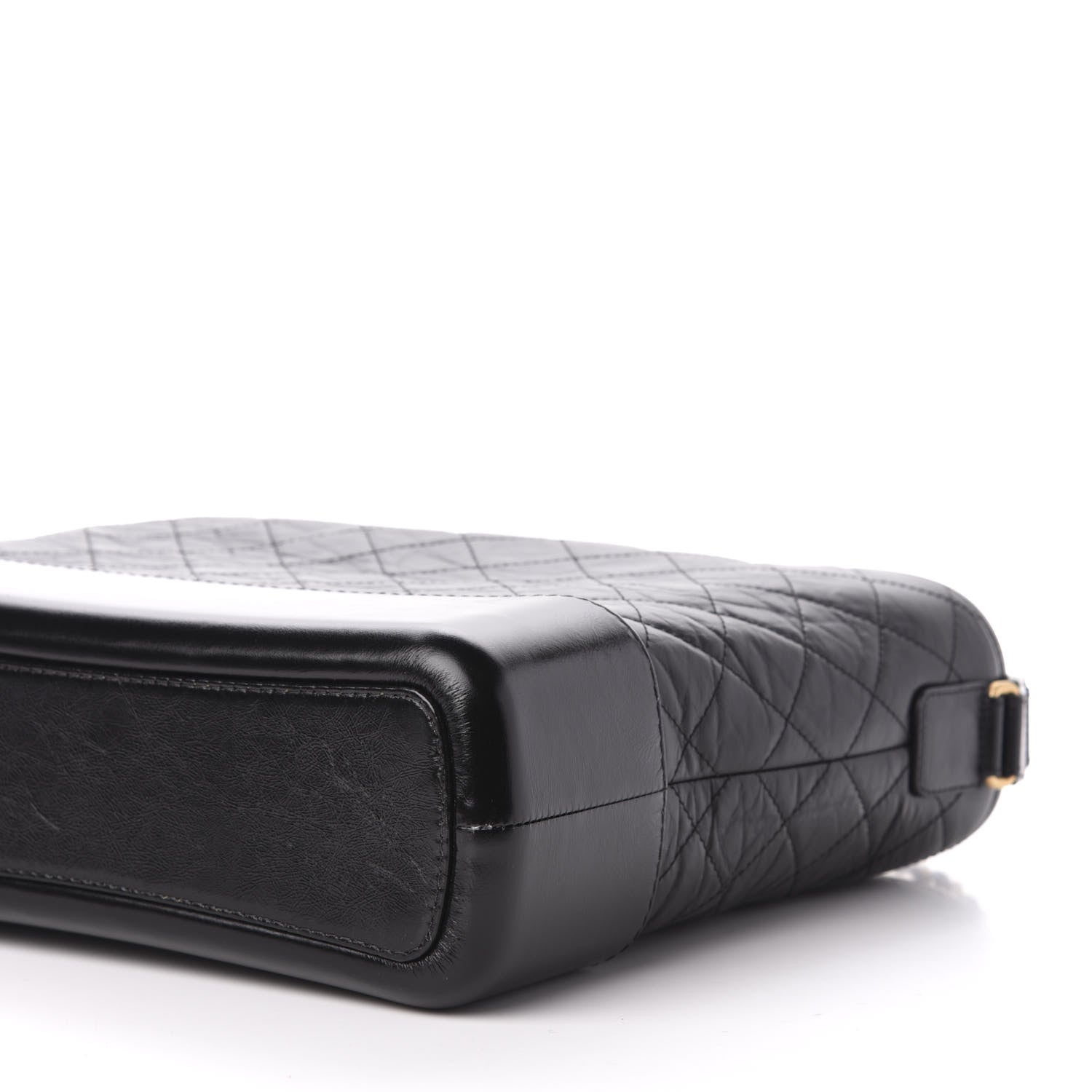 Chanel Aged Calfskin Quilted Large Gabrielle Hobo Black 9 of 11