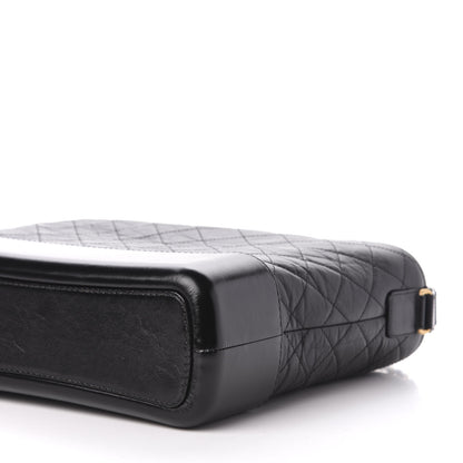 Chanel Aged Calfskin Quilted Large Gabrielle Hobo Black 9 of 11