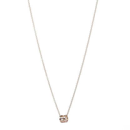 Tiffany 18K Rose Gold Atlas Open Pendant Necklace 1 of 7