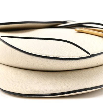 Christian Dior Grained Calfskin Saddle Bag With Strap Latte 10 of 10