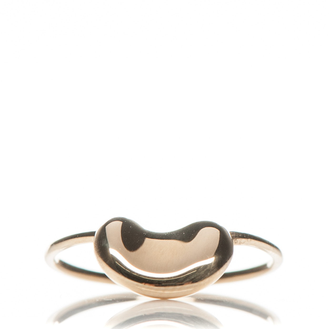 18K Yellow Gold Elsa Peretti Bean Ring 4.5