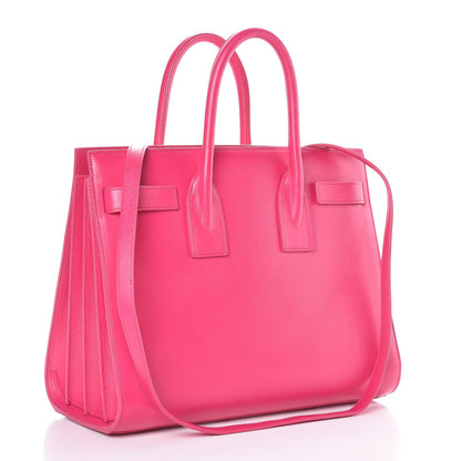 Saint Laurent Calfskin Small Sac De Jour Bubblegum 4 of 7