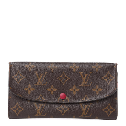 Louis Vuitton Monogram Emilie Wallet Fuchsia 1 of 13