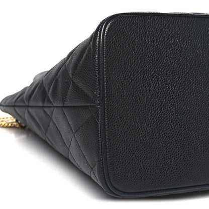 Chanel Caviar Quilted Medallion Tote Black 9 of 10