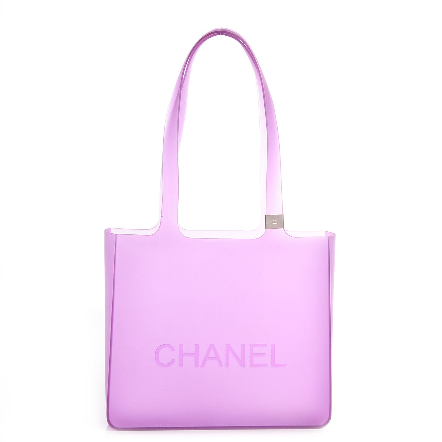 Chanel Jelly Rubber Tote Purple 1 of 7