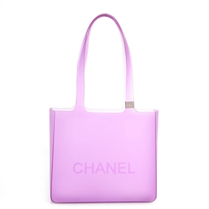 Chanel Jelly Rubber Tote Purple 1 of 7