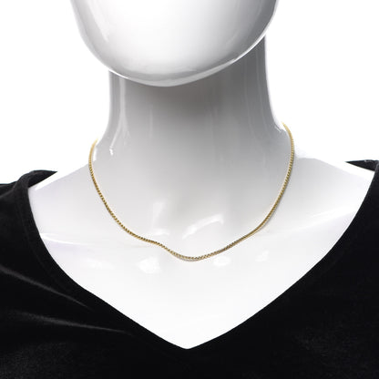 David Yurman 18K Yellow Gold 1.7mm Box Chain Necklace 16" 2 of 5