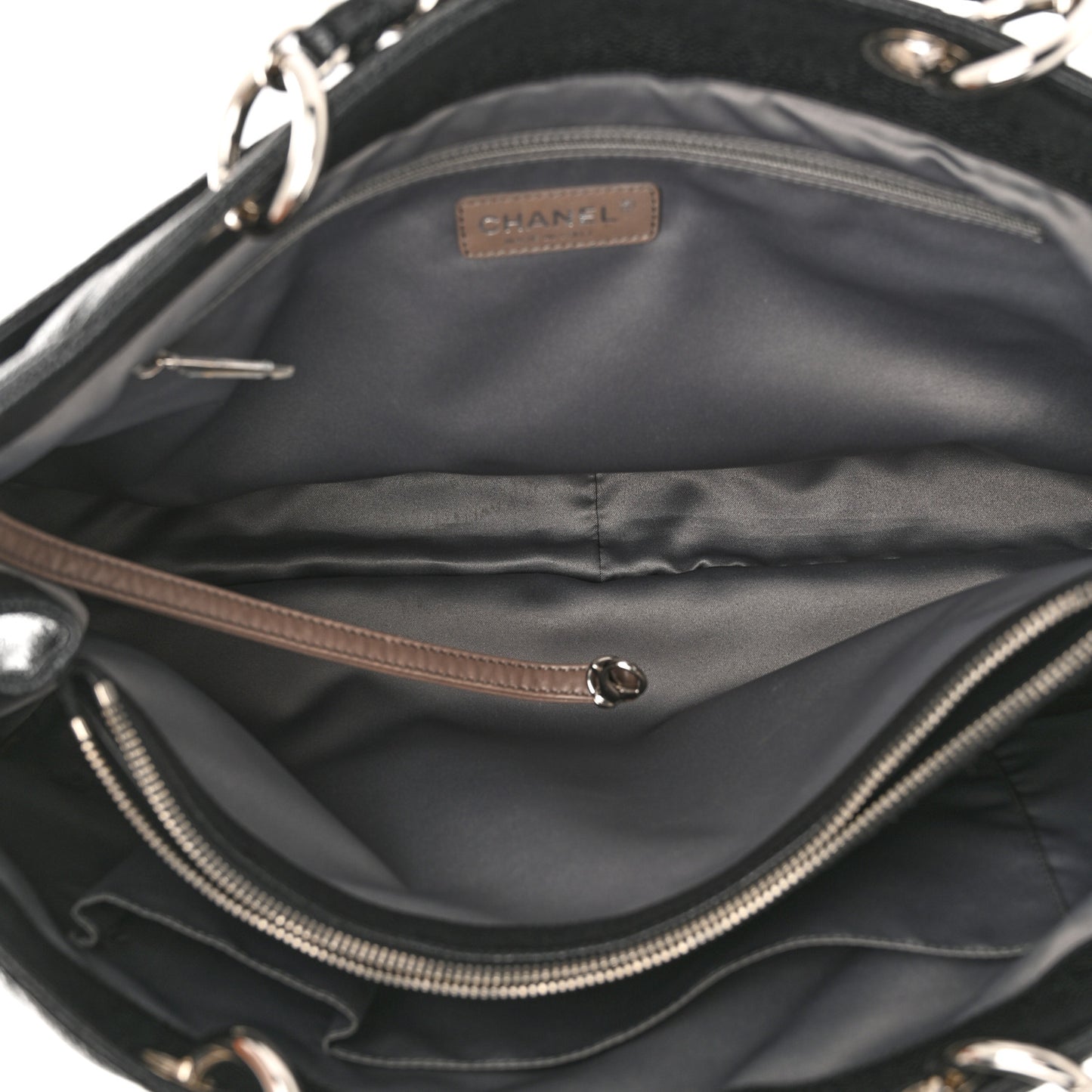 Caviar Quilted XL Grand Shopping Tote GST Black