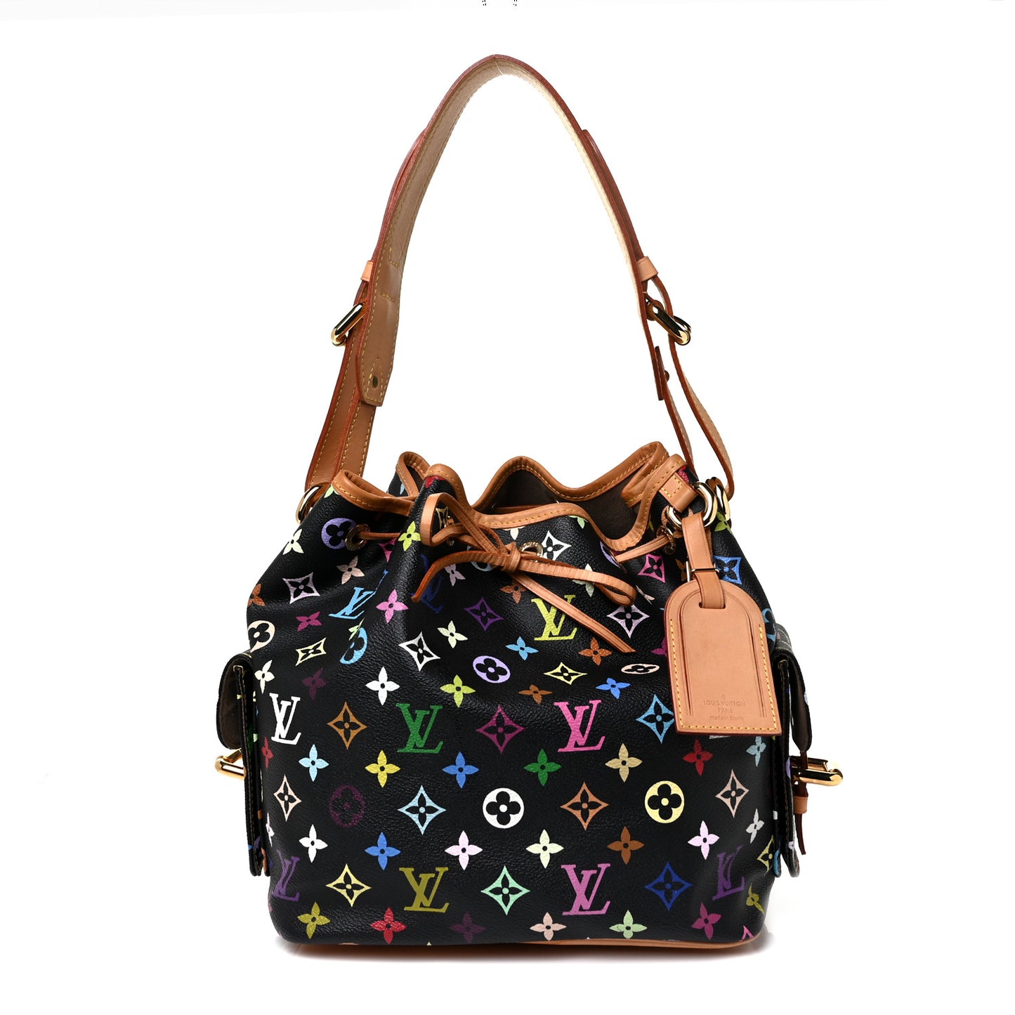Monogram Multicolor Petit Noe Black