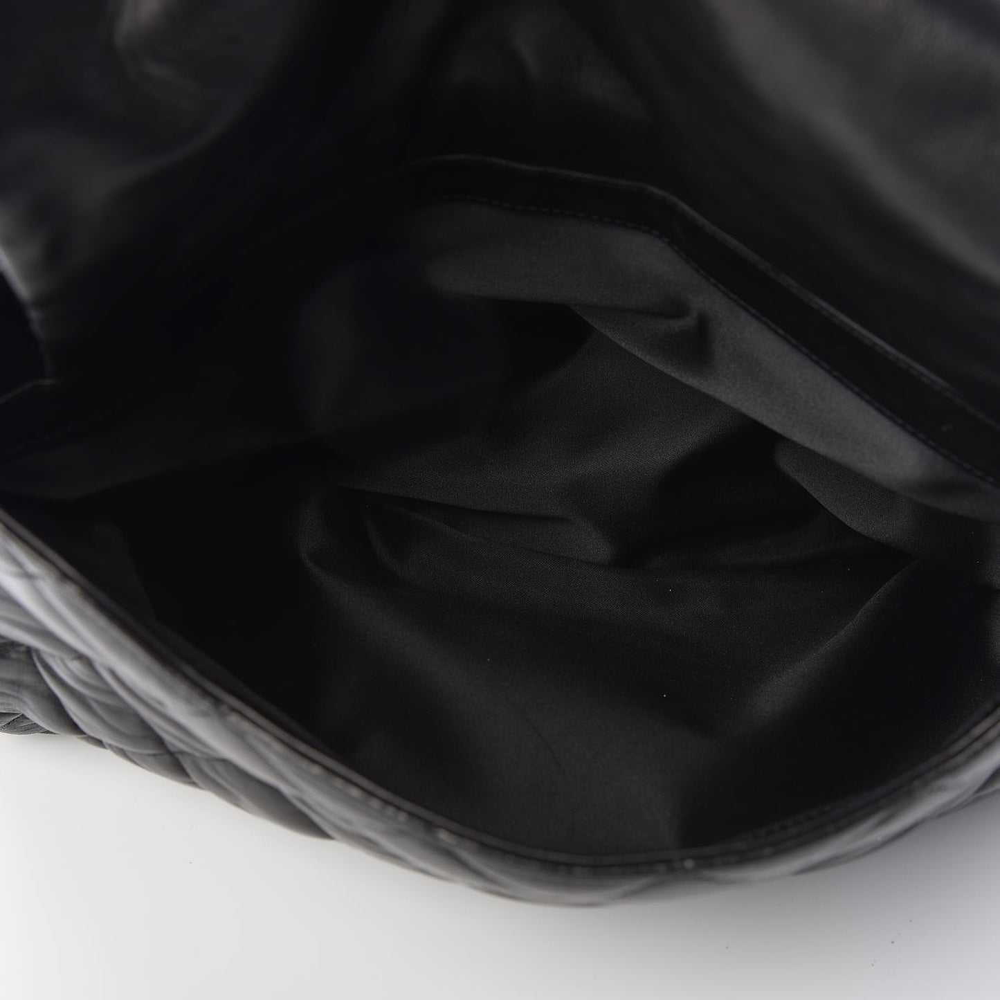 Lambskin Quilted 3 Maxi Flap Bag Black