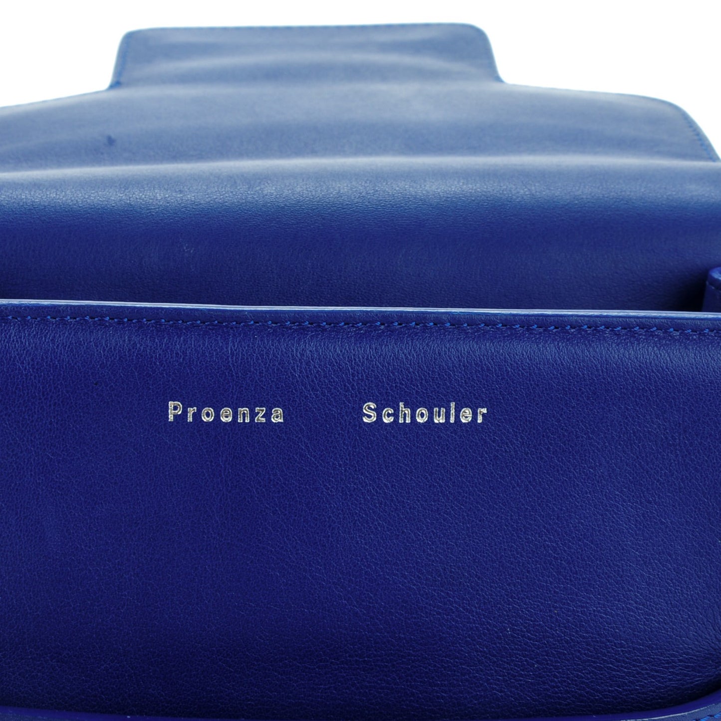 Calfskin Tiny PS11 Shoulder Bag Royal Blue