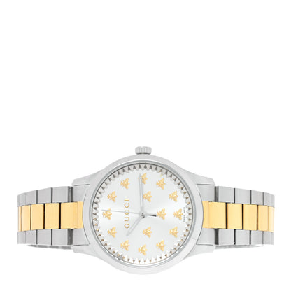 Gucci Stainless Steel 32mm G-Timeless Bee Quartz Watch Silver 2 of 5