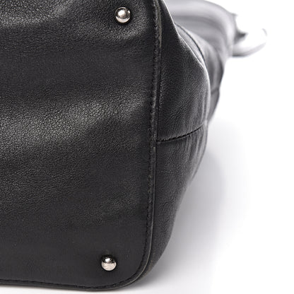 Chanel Calfskin Square Stitched Tassel Bag Black 12 of 17