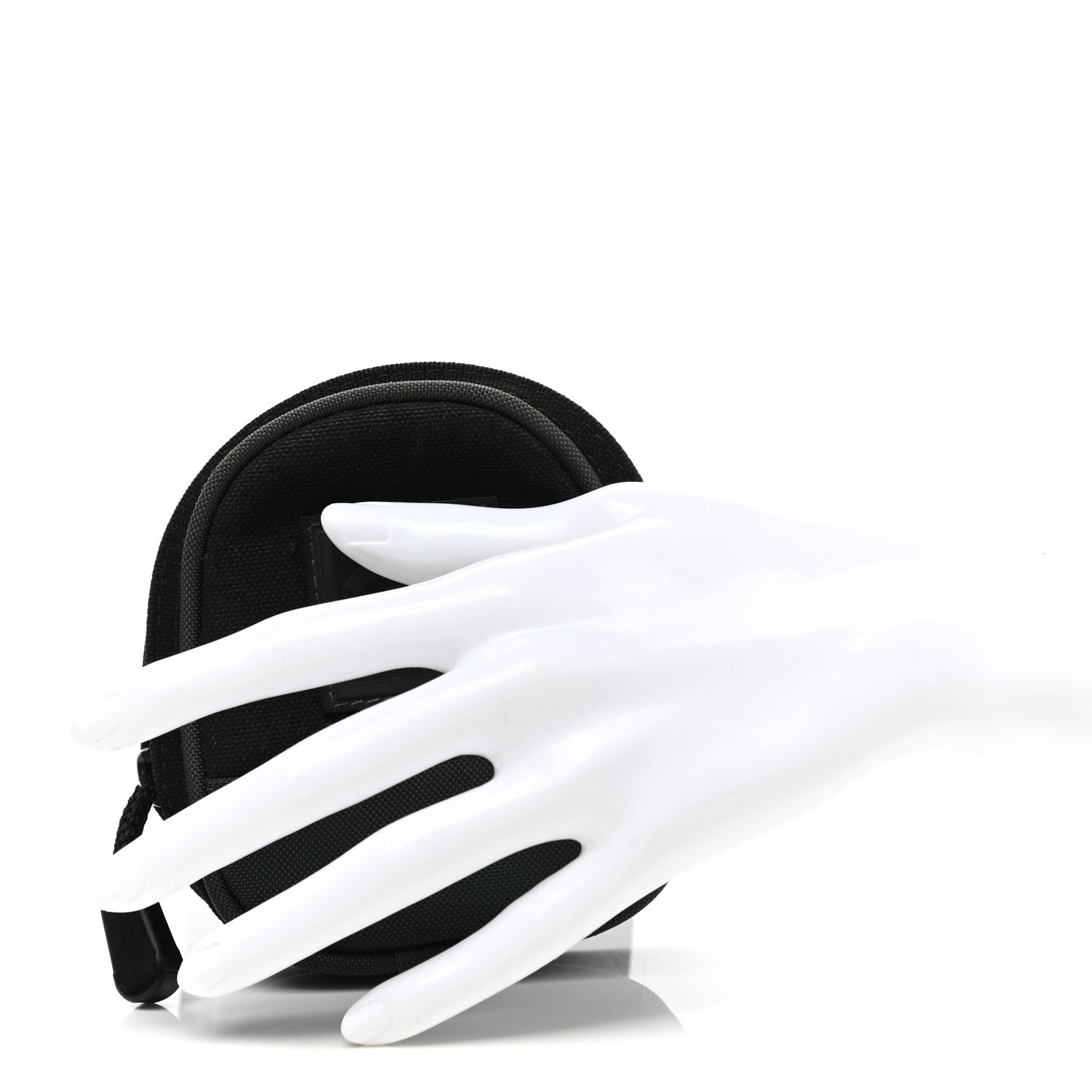 Chanel Canvas Nylon Sport Arm Pouch Black Green 2 of 9