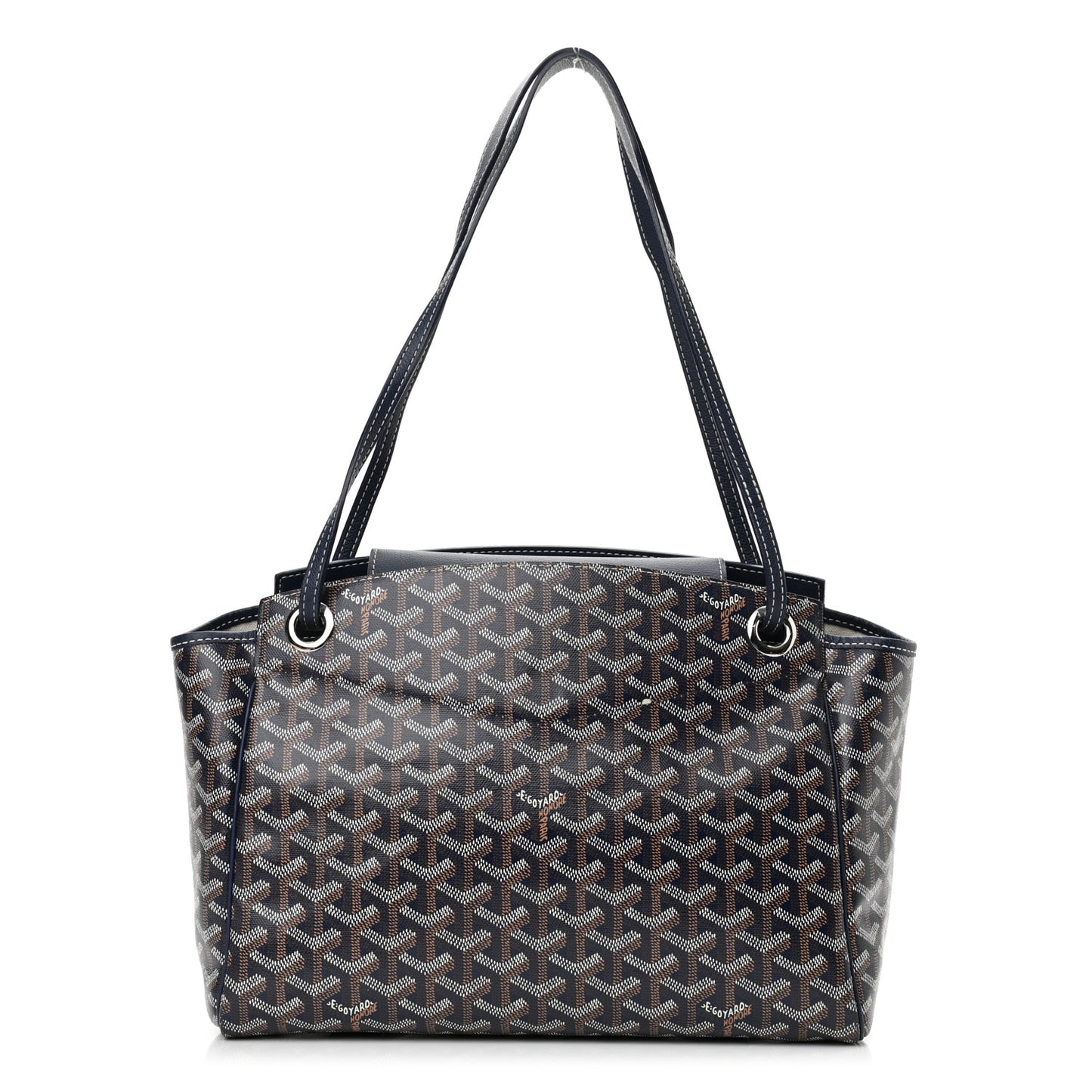Goyardine Rouette PM Bleu Marine