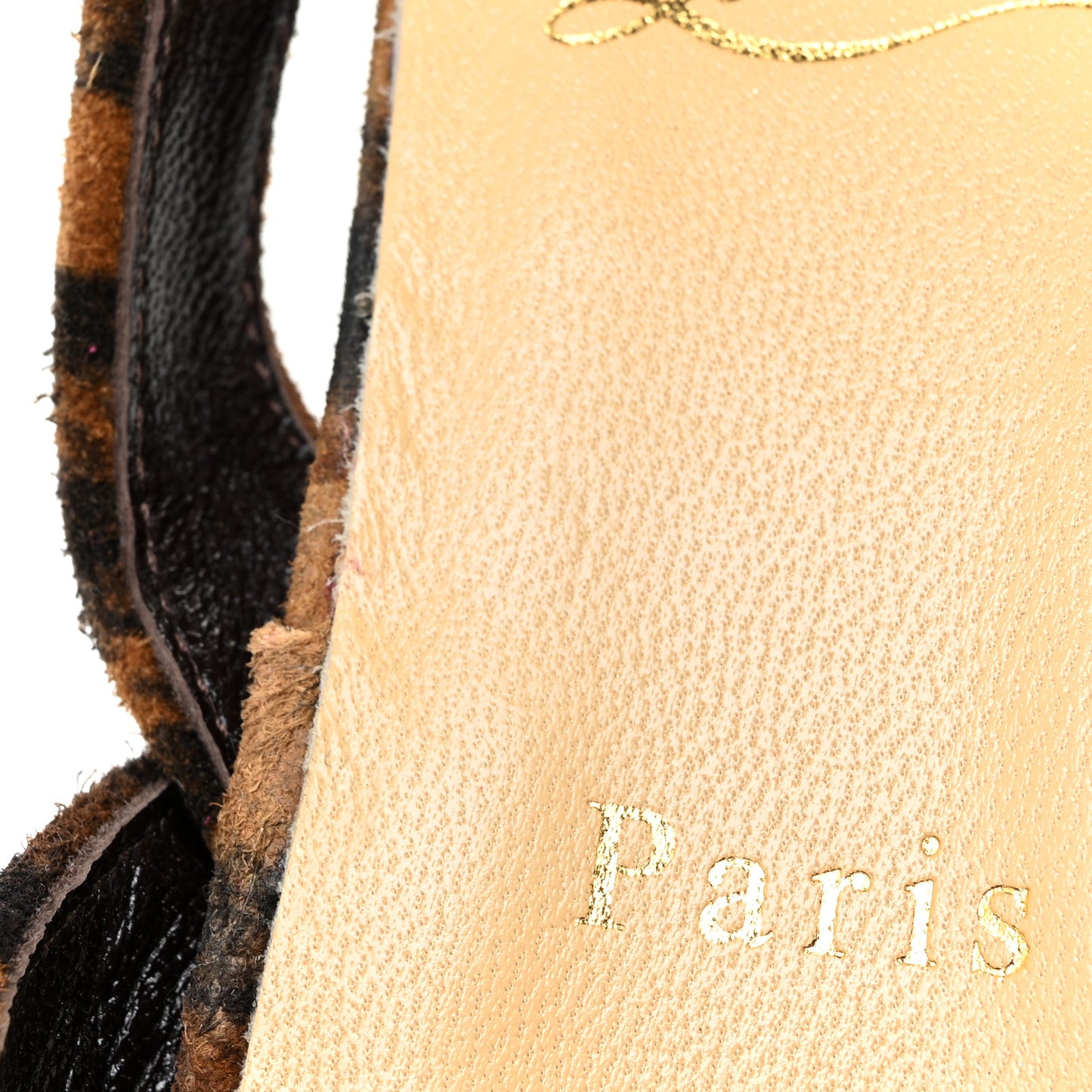 Veau Velours Taralita 85 Thong Sandals 39.5 Leo
