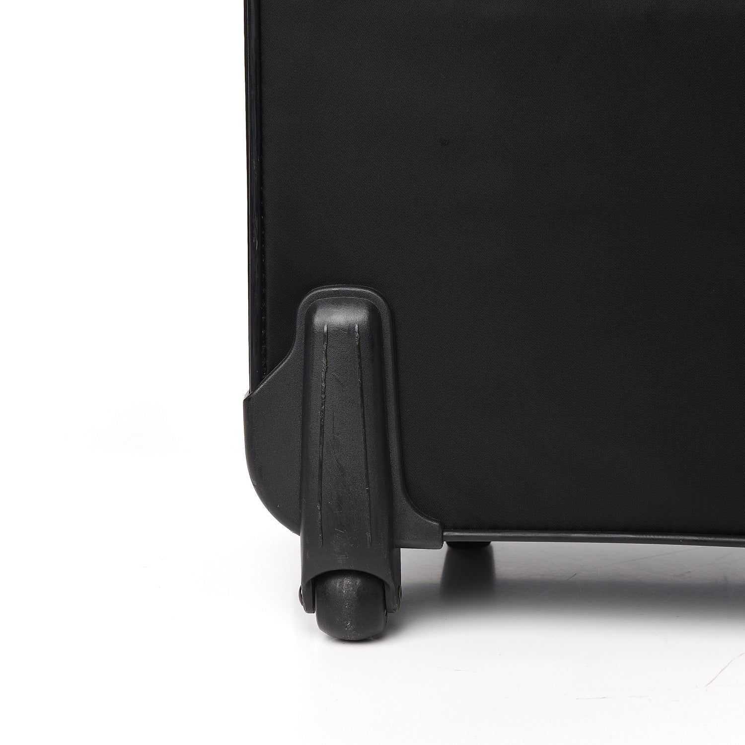 Prada Tessuto Nylon Saffiano Trolley Luggage Black 9 of 10