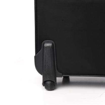 Prada Tessuto Nylon Saffiano Trolley Luggage Black 9 of 10