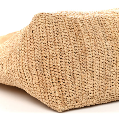 Stella McCartney Raffia Crochet Logo Small Tote Bag Natural 9 of 11