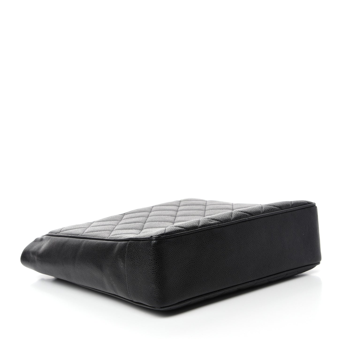 Caviar Quilted Shoulder Bag Black