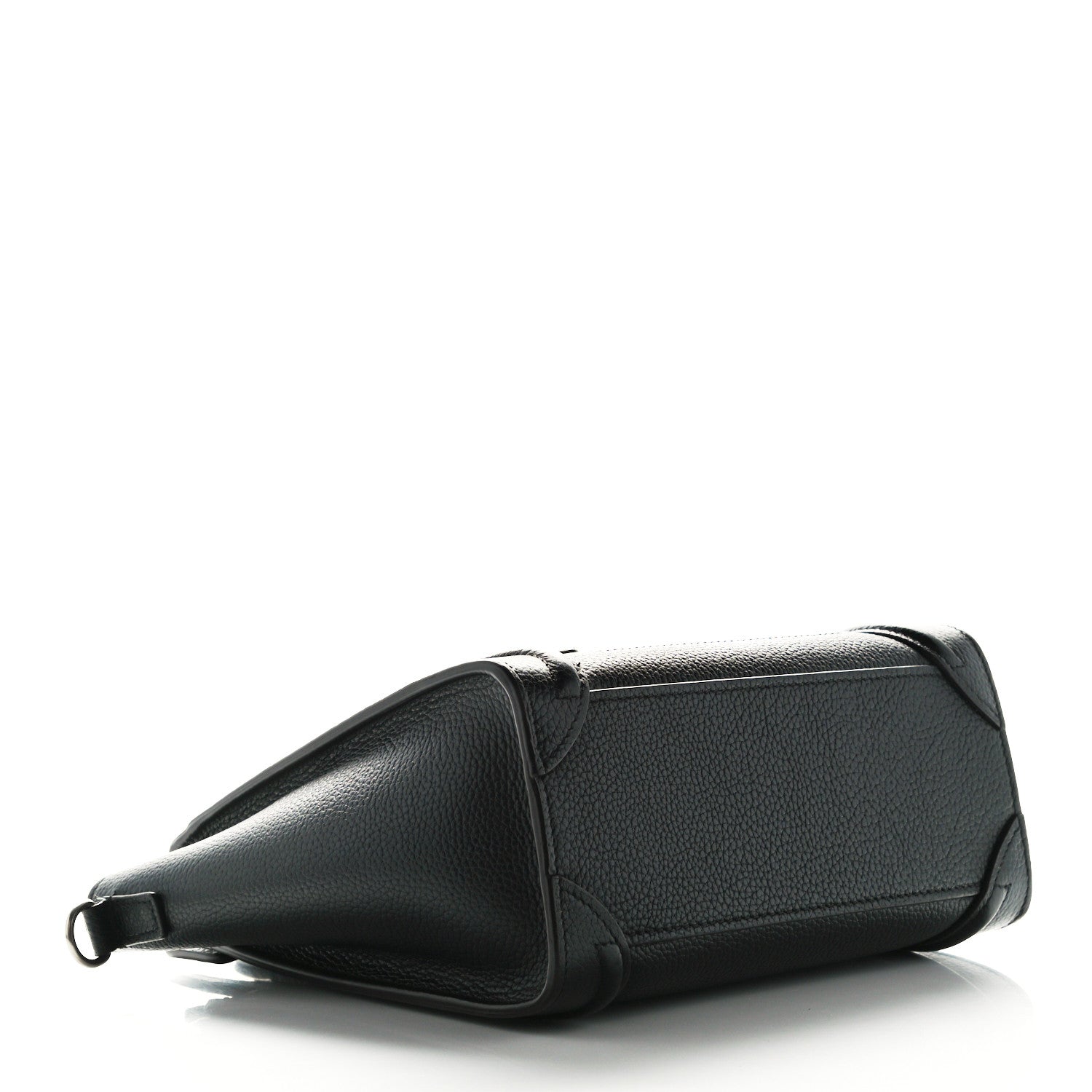 Celine Drummed Calfskin Nano Luggage Black 4 of 10