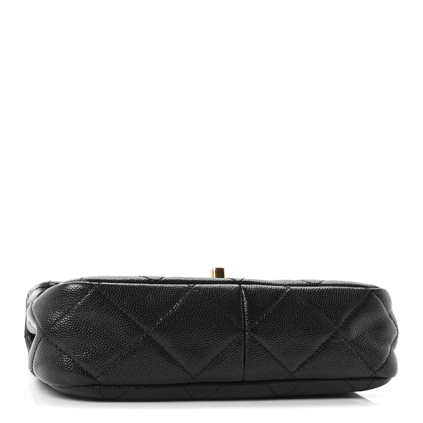 Caviar Quilted Funky Match Mini Flap Black