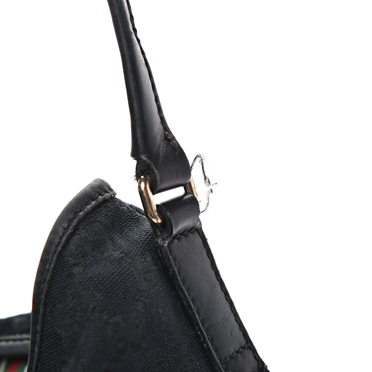 Gucci Monogram Medium New Britt Hobo Black 11 of 18
