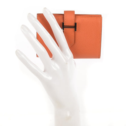 Hermes Epsom Mini Bearn Wallet Mangue 2 of 13