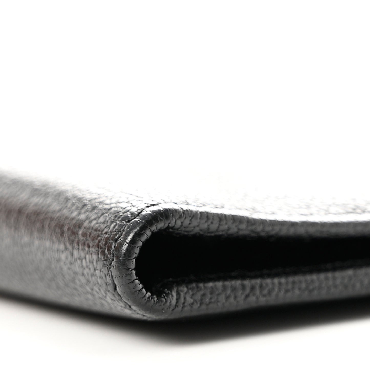 Goatskin Card Case Black