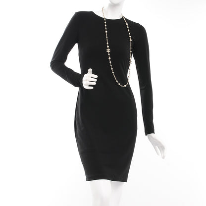 Chanel Pearl CC Long Necklace Light Gold 2 of 6