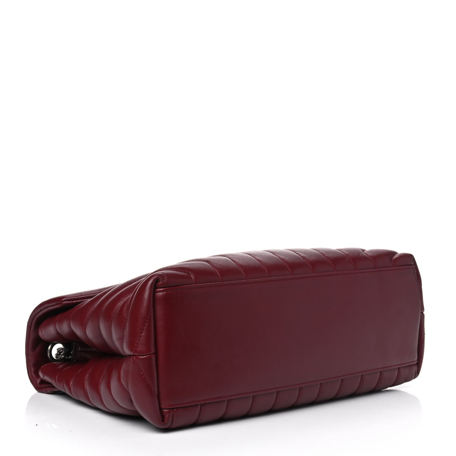 Saint Laurent Calfskin Y Quilted Monogram Medium Loulou Chain Satchel Palissandre 3 of 9