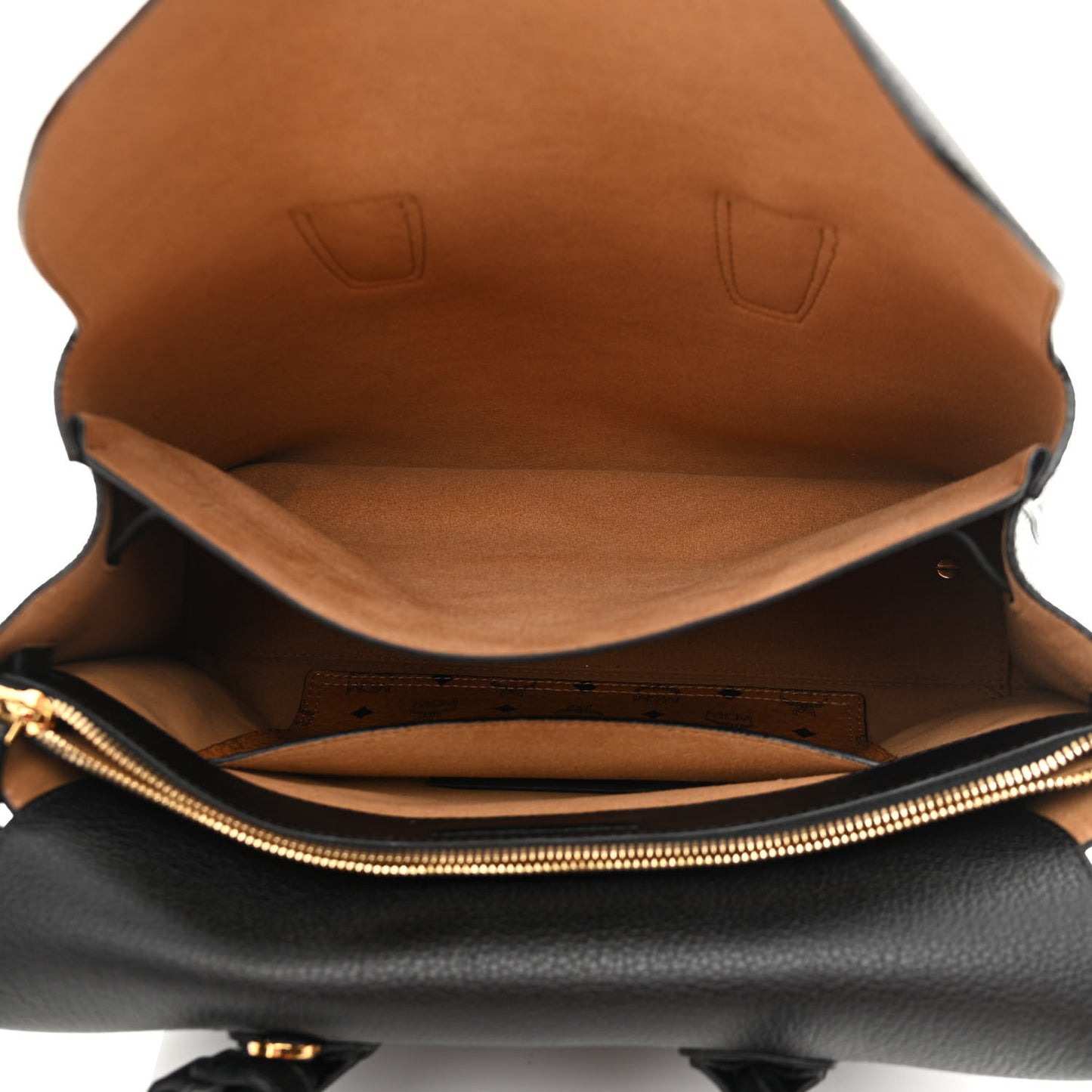 Grained Calfskin Medium Milla Tote Black
