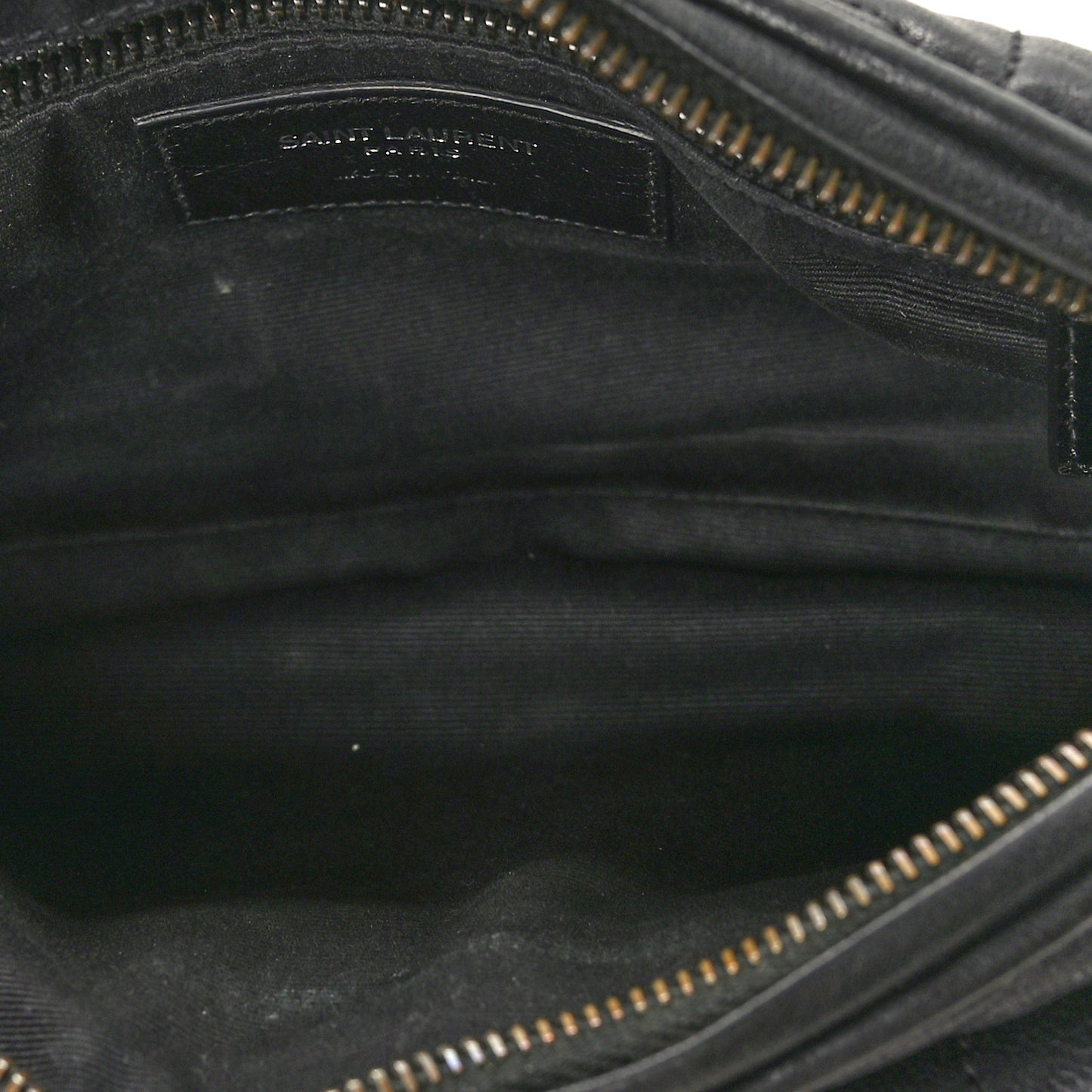 Sheepskin Matelasse Monogram Monochrome East West Rider Bag Black