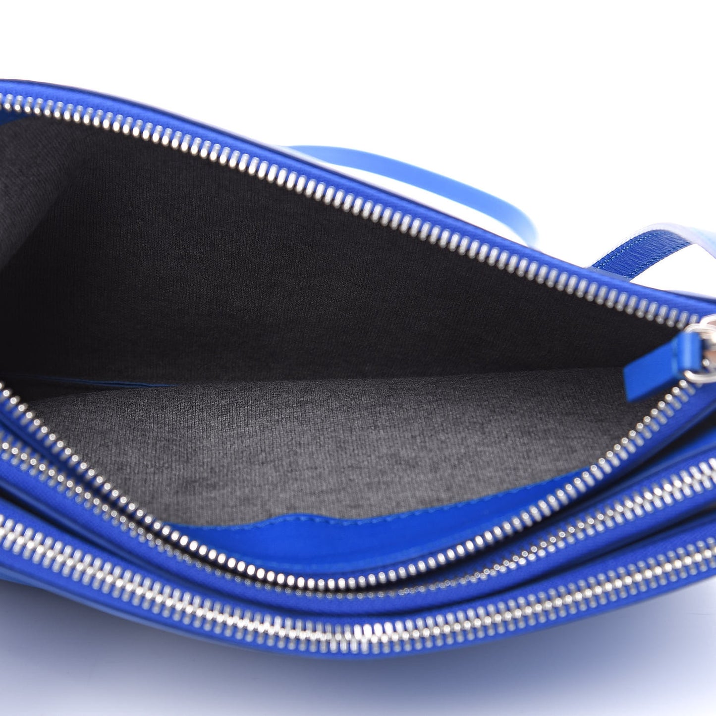 Lambskin Large Trio Crossbody Bag Deep Blue