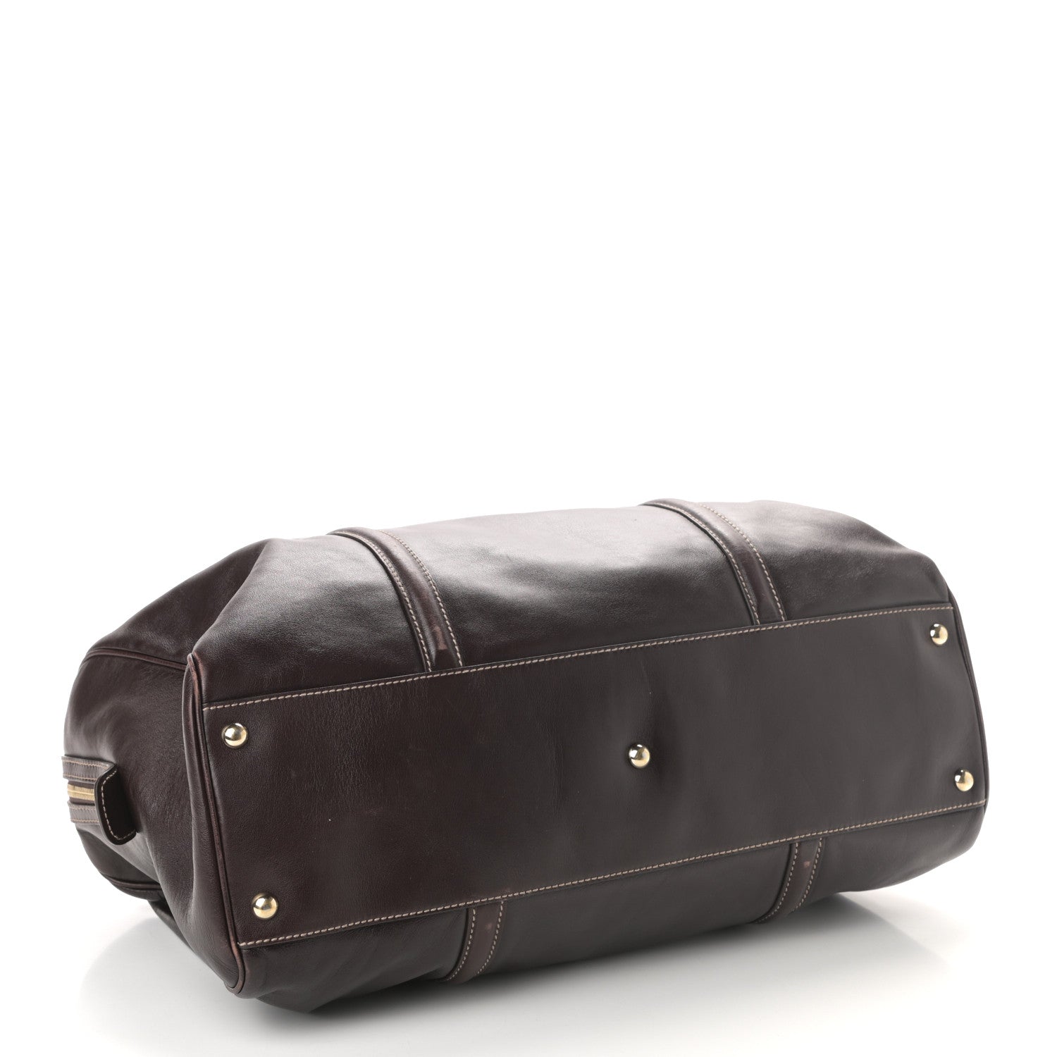 Gucci Calfskin Large Britt Boston Dark Brown 4 of 10