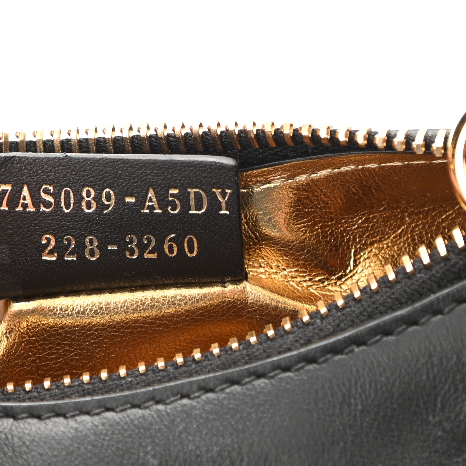 Fendi Vitello Grace Matte Nano Fendigraphy Hobo Charm Black 7 of 9