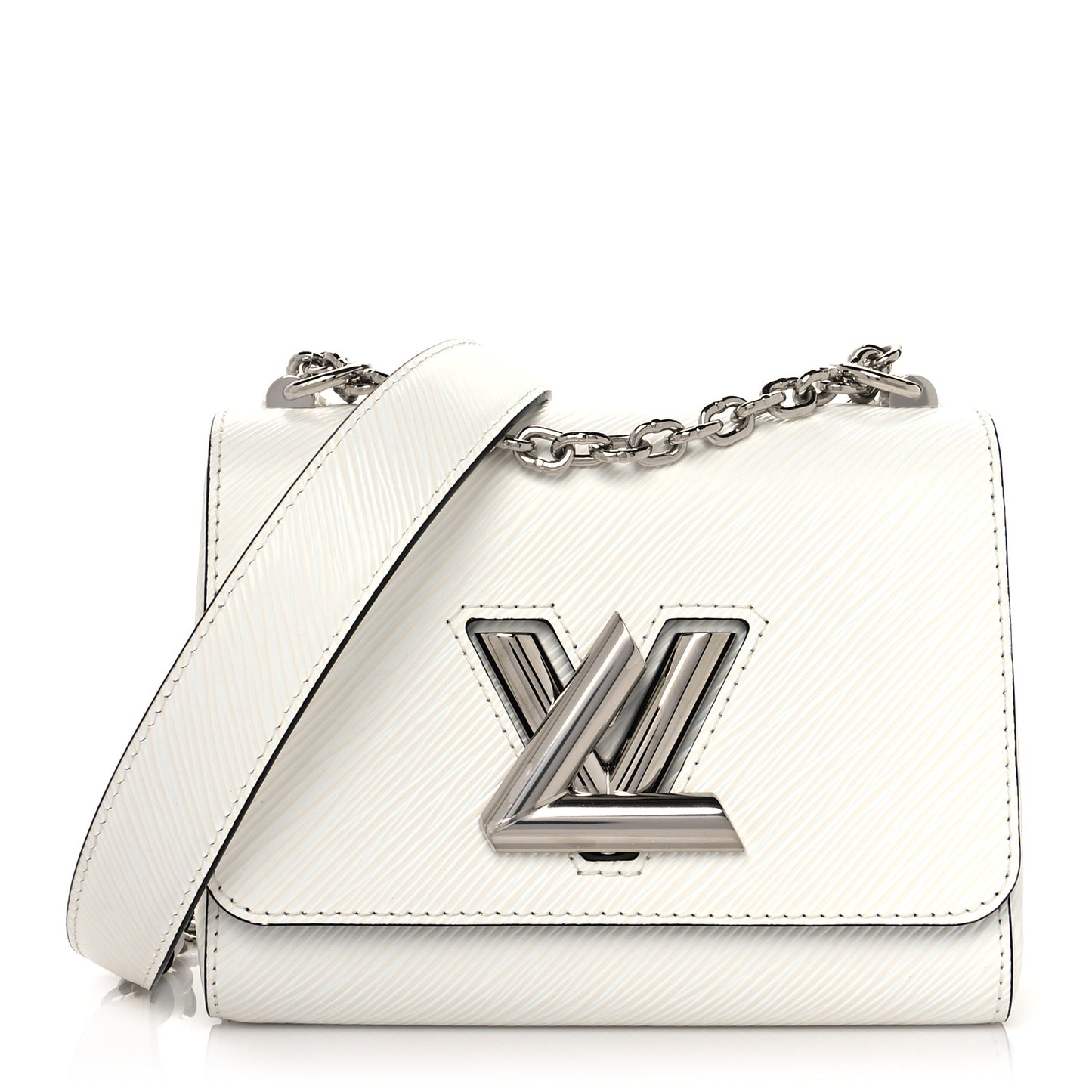 Epi Twist Shoulder Bag PM White