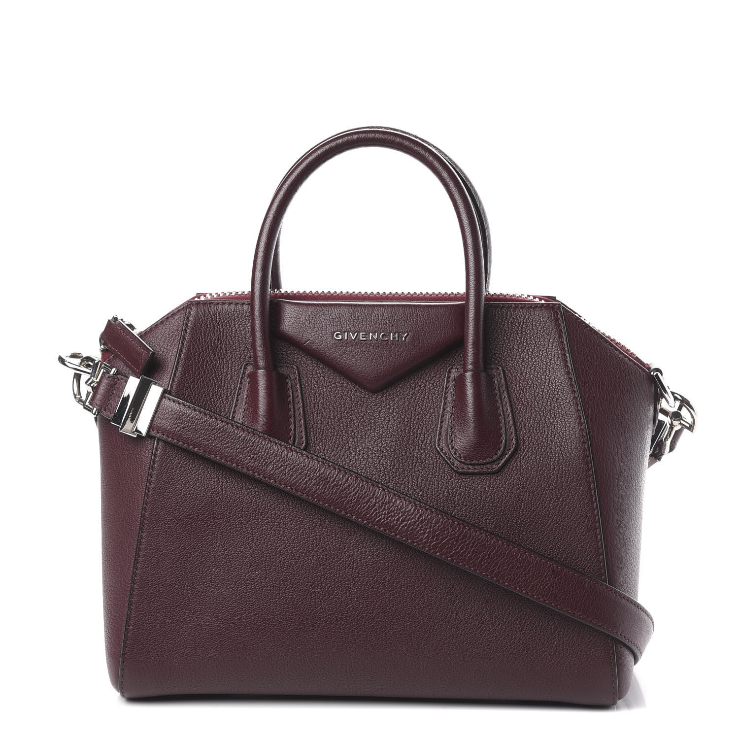 Givenchy Sugar Goatskin Small Antigona Aubergine 1 of 9