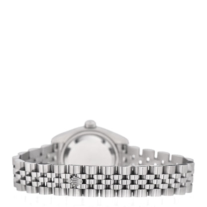 Rolex Stainless Steel 18K White Gold 26mm Oyster Perpetual Datejust Watch White Roman 179174 3 of 4