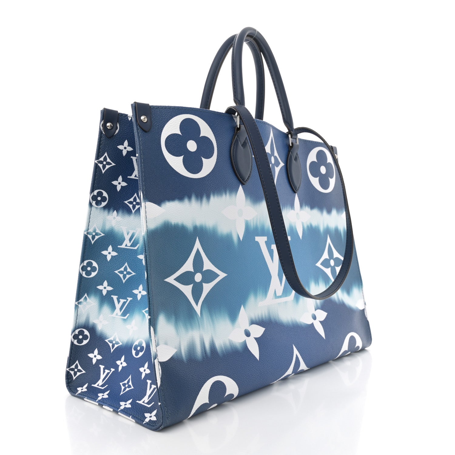 Louis Vuitton Monogram Escale Onthego GM Blue 3 of 10